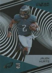 Jalen Hurts Football Cards 2020 Panini Chronicles Clear Vision Rookies Prices