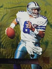 Troy Aikman #1 Football Cards 1995 Fleer Metal Gold Blaster Prices