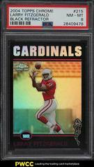 Larry Fitzgerald [Black Refractor] #215 Football Cards 2004 Topps Chrome Prices