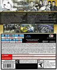 Back Cover | Arslan The Warriors of Legend Playstation 4