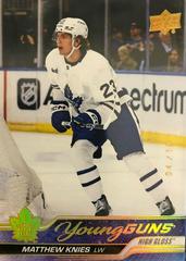 Matthew Knies [High Gloss] Hockey Cards 2023 Upper Deck Prices