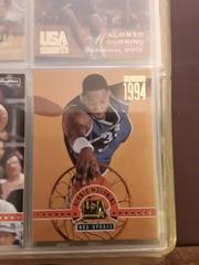Alonzo Mourning [Gold] #4 Basketball Cards 1994 Skybox USA Basketball Prices