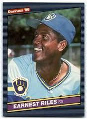 Earnest Riles #161 Baseball Cards 1986 Leaf Prices