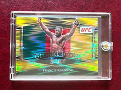 Francis Ngannou [Gold Flash] Ufc Cards 2022 Panini Select UFC Global Icons Prices