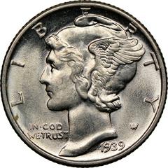 1939 [PROOF] Coins Mercury Dime Prices
