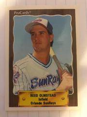 Reed Olmstead Baseball Cards 1990 Procards Prices