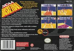 Back Cover | NCAA Basketball Super Nintendo