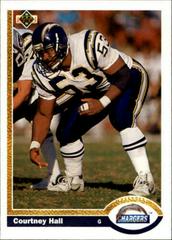 Courtney Hall #401 Football Cards 1991 Upper Deck Prices