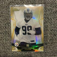 Aaron Donald [Gold Refractor] #134 Football Cards 2014 Topps Finest Prices