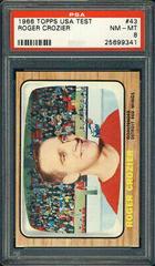 Roger Crozier #43 Hockey Cards 1966 Topps USA Test Prices