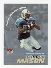 Derrick Mason [Platinum Medallion] #130P Football Cards 2001 Ultra Prices