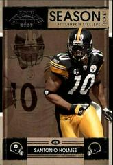 Santonio Holmes Football Cards 2008 Playoff Contenders Prices