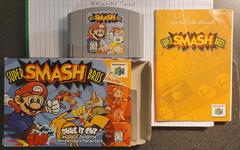 Super Smash Bros. N64 Nintendo 64 Complete In Box CIB Good Condition! RARE!