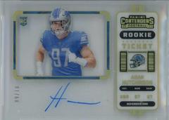 Aidan Hutchinson [SP Variation Autograph Clear Ticket] #102V Football Cards 2022 Panini Contenders Prices