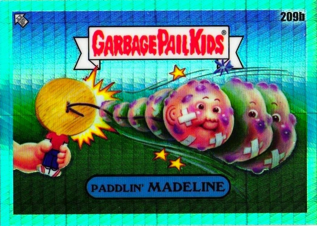 Paddlin' MADELINE [Aqua Prism] #209b 2023 Garbage Pail Kids Chrome