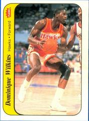 Dominique Wilkins #11 Basketball Cards 1986 Fleer Sticker Prices