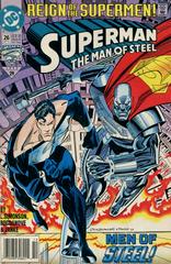 Superman: The Man of Steel [Newsstand] #26 (1993) Comic Books Superman: The Man of Steel Prices