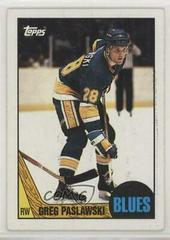 Greg Paslawski #10 Hockey Cards 1987 Topps Prices