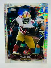 Frank Gore [Pulsar Refractor] #1 Football Cards 2014 Topps Chrome Prices