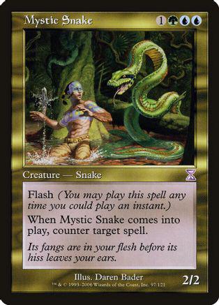 Mystic Snake [Foil] Magic Time Spiral Timeshifted