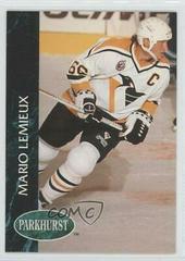 Mario Lemieux #136 Hockey Cards 1992 Parkhurst Prices
