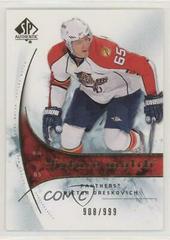 Victor Oreskovich Hockey Cards 2009 SP Authentic Prices