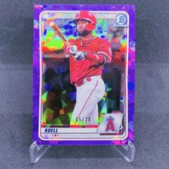 Jo Adell [Purple] Baseball Cards 2020 Bowman Sapphire Prices