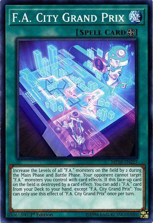 F.A. City Grand Prix MP18-EN227 YuGiOh 2018 Mega-Tin Mega Pack