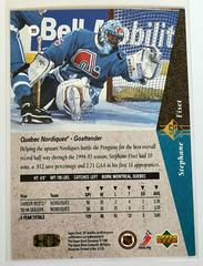 Backside | Stepane Fiset Hockey Cards 1994 Upper Deck SP Insert