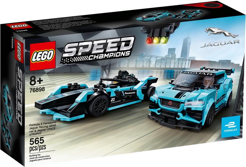 Formula E Panasonic Jaguar Racing GEN2 Car & Jaguar I-PACE eTROPHY #76898 LEGO Speed Champions