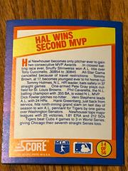 Hal Wins Second MVP #14 Baseball Cards 1989 Score Magic Motion Trivia A Year to Remember Prices