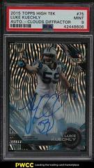Luke Kuechly [Autograph Clouds Diffractor] #75 Football Cards 2015 Topps High Tek Prices