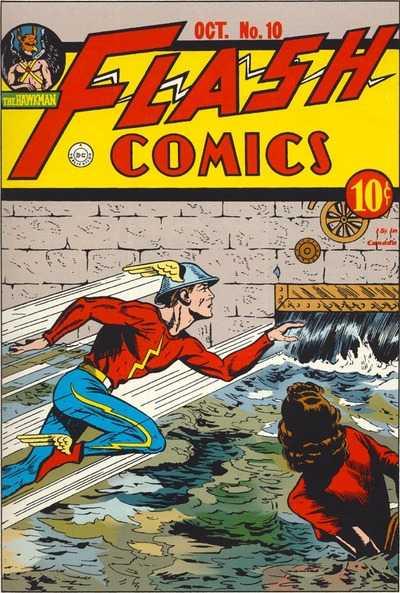 Flash Comics #10 (1940) Comic Books Flash Comics