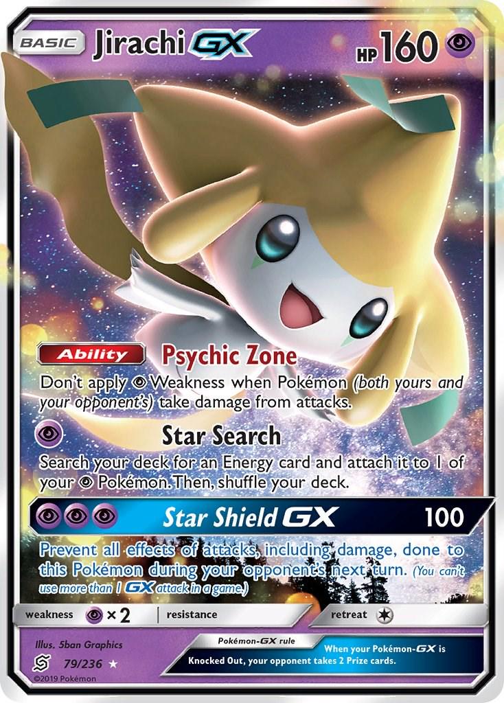 Jirachi GX #79 Pokemon Unified Minds