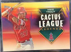 Mike Trout Baseball Cards 2019 Topps Cactus League Legends Prices