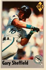 Gary Sheffield #74 Baseball Cards 1995 Fleer Panini Stickers Prices