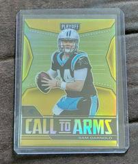 Sam Darnold [Gold] #CA-SDA Football Cards 2021 Panini Playoff Call to Arms Prices