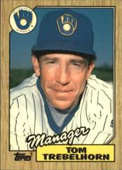 Tom Trebelhorn #121T Baseball Cards 1987 Topps Traded Tiffany Prices