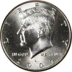 2007 D [SMS] Coins Kennedy Half Dollar Prices