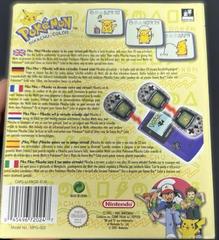 Back Cover | Pokemon Pikachu Color [Gold Silver PAL] Pokemon Mini