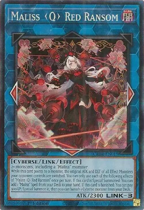 Maliss Red Ransom CRBR-EN018 YuGiOh Crossover Breakers