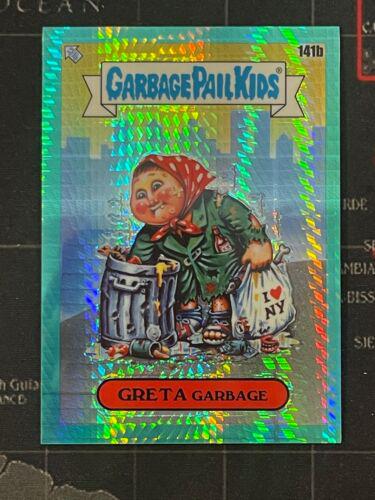 GRETA GARBAGE [Aqua Prism] #141b 2021 Garbage Pail Kids Chrome