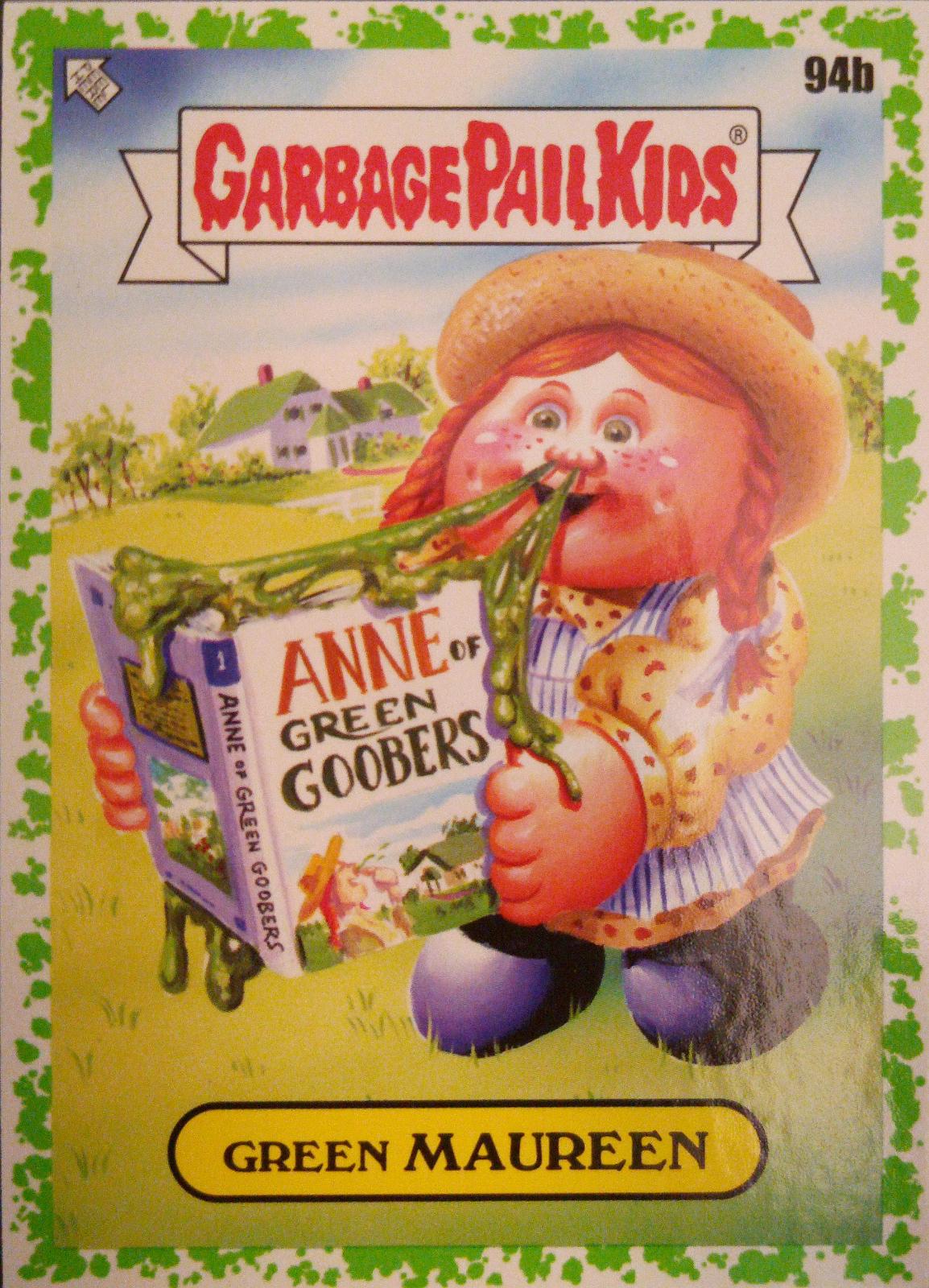 Green Maureen [Green] #94b Garbage Pail Kids Book Worms