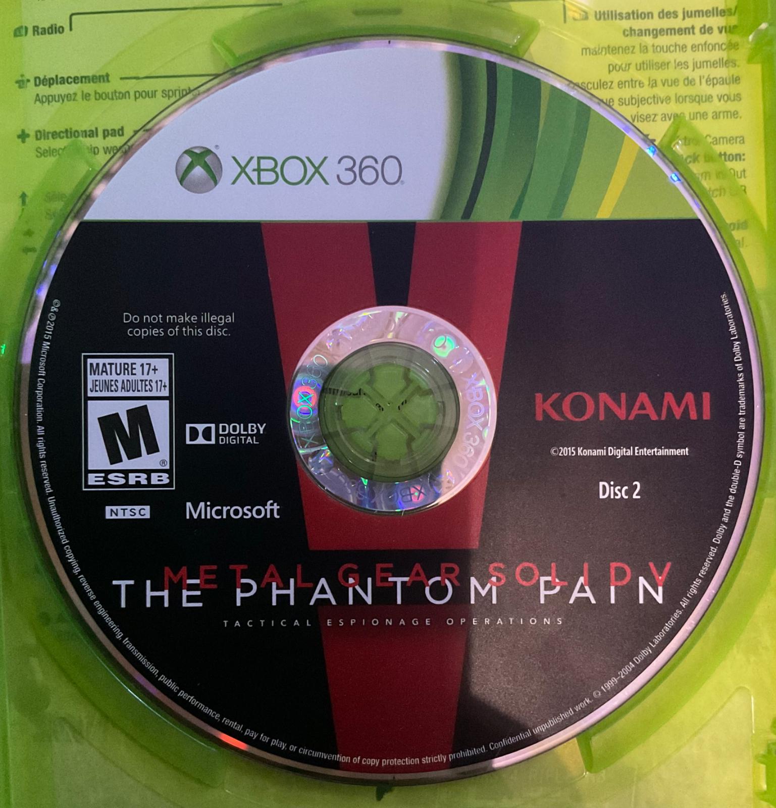 3/3 Metal Gear Solid V: The Phantom Pain Day One Edition
      Disc 2