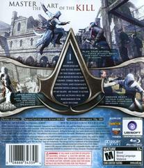 Back Cover | Assassin's Creed Playstation 3