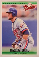 Darren Reed #101 Baseball Cards 1992 Panini Donruss Rookies Prices