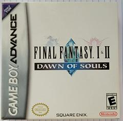 Box Front | Final Fantasy I & II Dawn of Souls GameBoy Advance