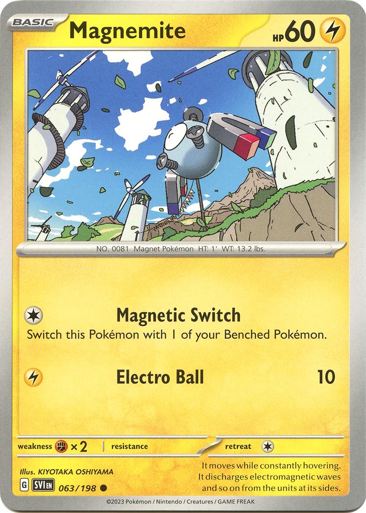 Magnemite #63 Pokemon Scarlet & Violet