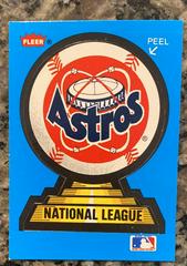 Houston Astros Baseball Cards 1987 Fleer Team Stickers Prices