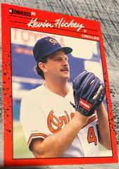 Kevin Hickey [Black stripe through K] #583 Baseball Cards 1990 Donruss Prices